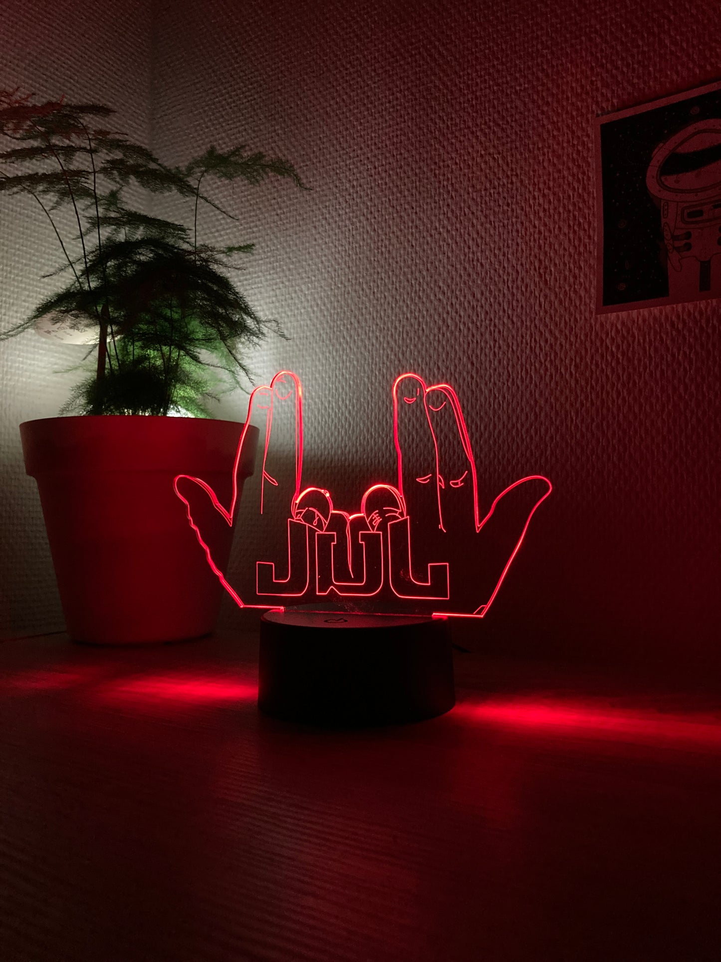 Lampe de chevet - Veilleuse Tactile LED Rappeur JUL Lampe