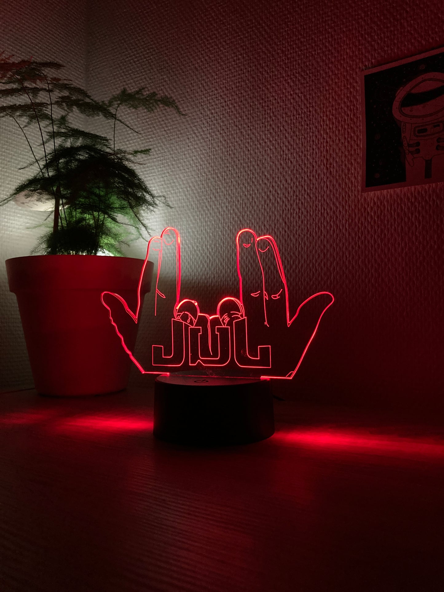 Lampe de chevet - Veilleuse Tactile LED Rappeur JUL Lampe