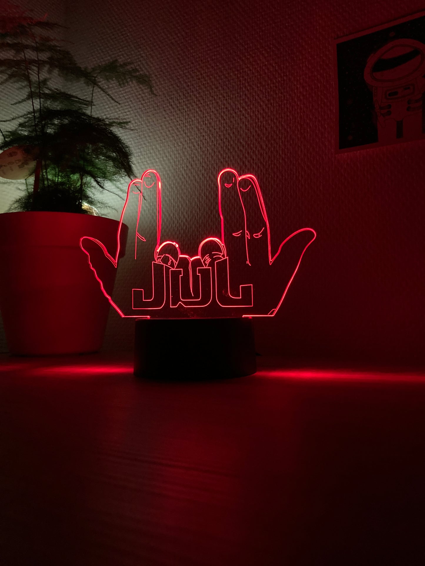 Lampe de chevet - Veilleuse Tactile LED Rappeur JUL Lampe